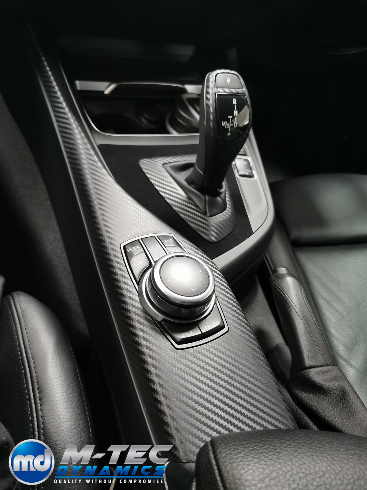 WRAPPING SERVICE - BMW F20 F21 F22 F23 PERFORMANCE STYLE INTERIOR TRIM SET - 3D CARBON / ALCANTARA