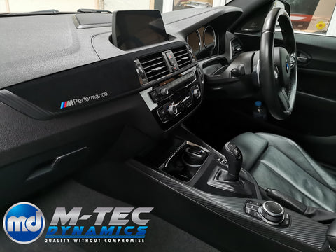 BMW F20 F21 F22 F23 LCI-2 PERFORMANCE STYLE INTERIOR TRIM SET - 3D CARBON - WRAPPING SERVICE