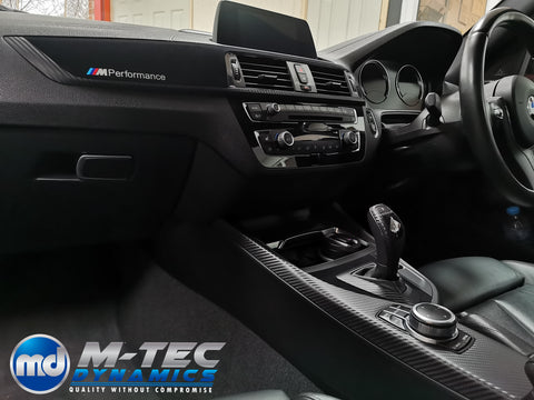 BMW F20 F21 F22 F23 LCI-2 PERFORMANCE STYLE INTERIOR TRIM SET - 3D CARBON - WRAPPING SERVICE