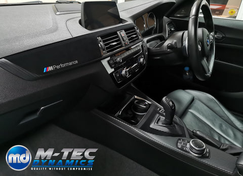 BMW F20 F21 F22 F23 LCI-2 PERFORMANCE STYLE INTERIOR TRIM SET - 3D CARBON - WRAPPING SERVICE