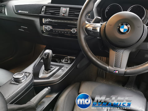 BMW F20 F21 F22 F23 LCI-2 PERFORMANCE STYLE INTERIOR TRIM SET - 3D CARBON - WRAPPING SERVICE