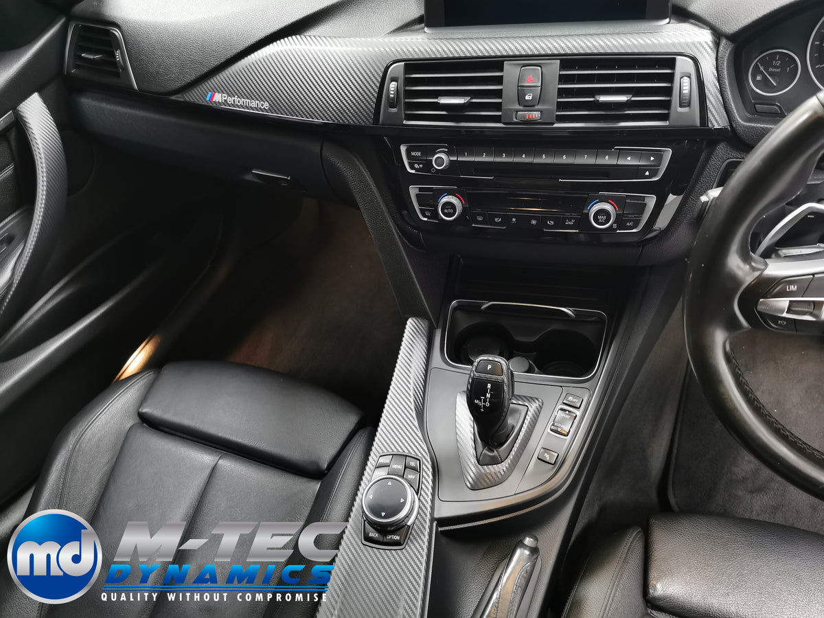 WRAPPING SERVICE - BMW F33 CONVERTIBLE INTERIOR TRIM SET - 3D CARBON
