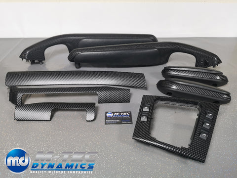 BMW E46 CONVERTIBLE BLACK 4D CARBON TRIM SET