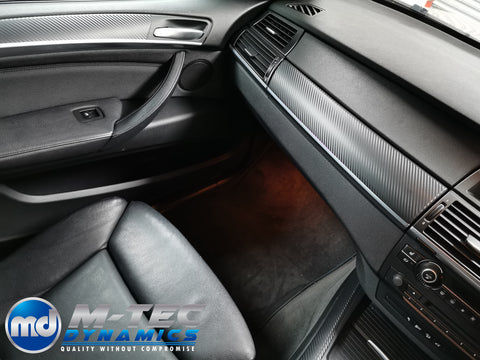 BMW X5 E70 INTERIOR WRAPPING SERVICE - 3D CARBON