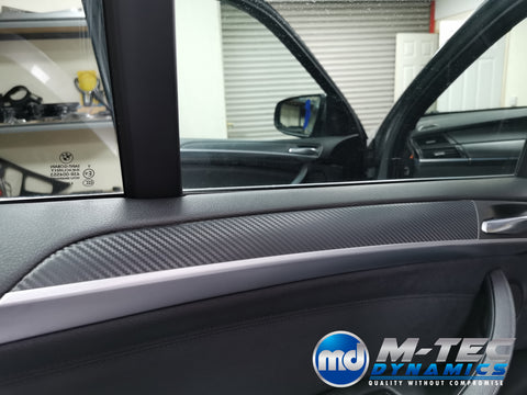 BMW X5 E70 INTERIOR WRAPPING SERVICE - 3D CARBON