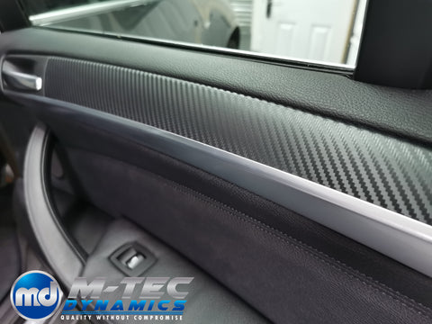 BMW X5 E70 INTERIOR WRAPPING SERVICE - 3D CARBON