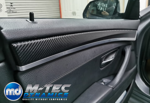 WRAPPING SERVICE - BMW F10 F11 INTERIOR TRIM SET - 4D CARBON