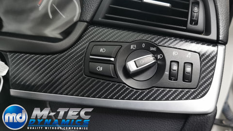 WRAPPING SERVICE - BMW F10 F11 INTERIOR TRIM SET - 4D CARBON