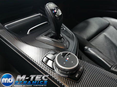 BMW F30 F31 F36 F82 INTERIOR TRIM SET - 4D CARBON / BLUE ACCENT