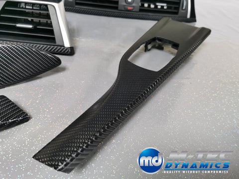 BMW F30 F31 F36 F80 LCI PERFORMANCE STYLE INTERIOR TRIM SET - 4D CARBON