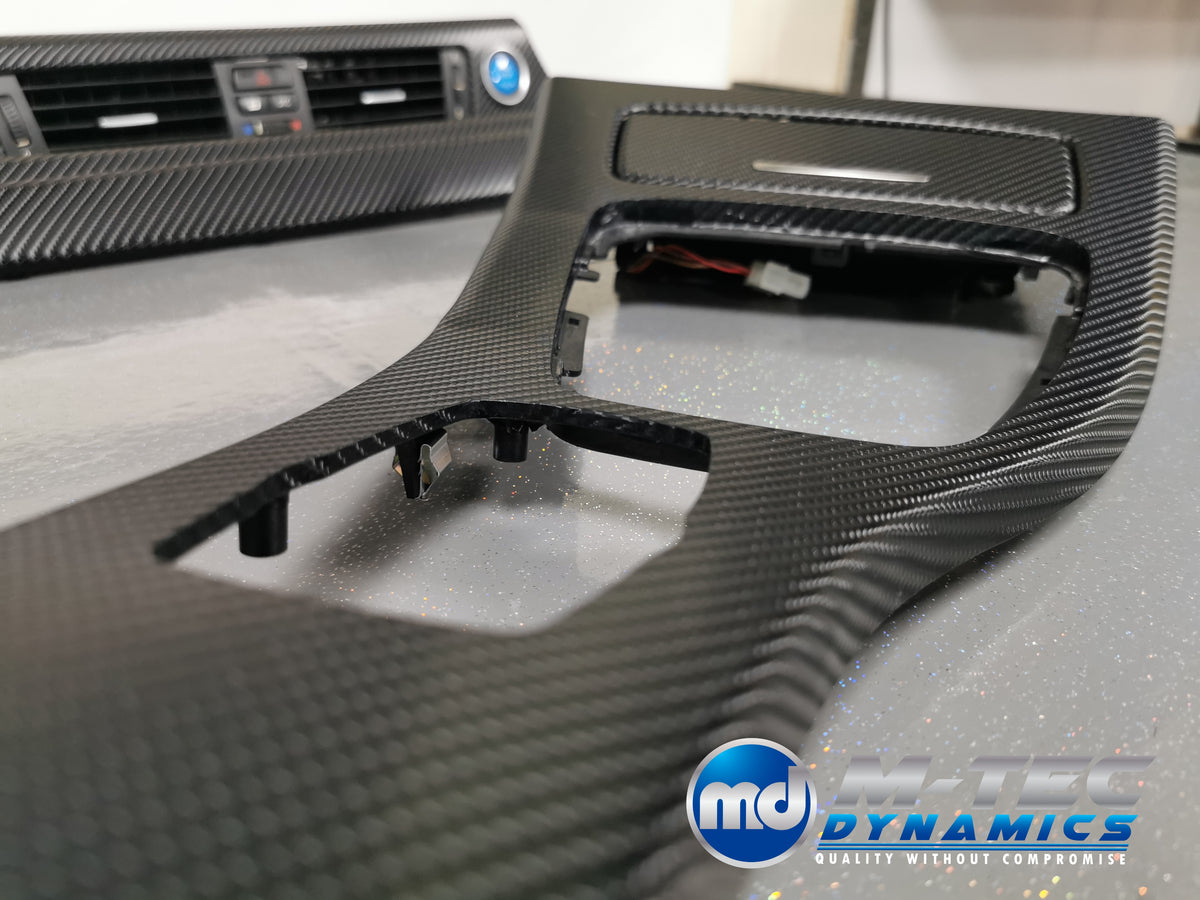 BMW E92 COUPE INTERIOR TRIM SET - BLACK 4D CARBON - CIC LCI I-DRIVE