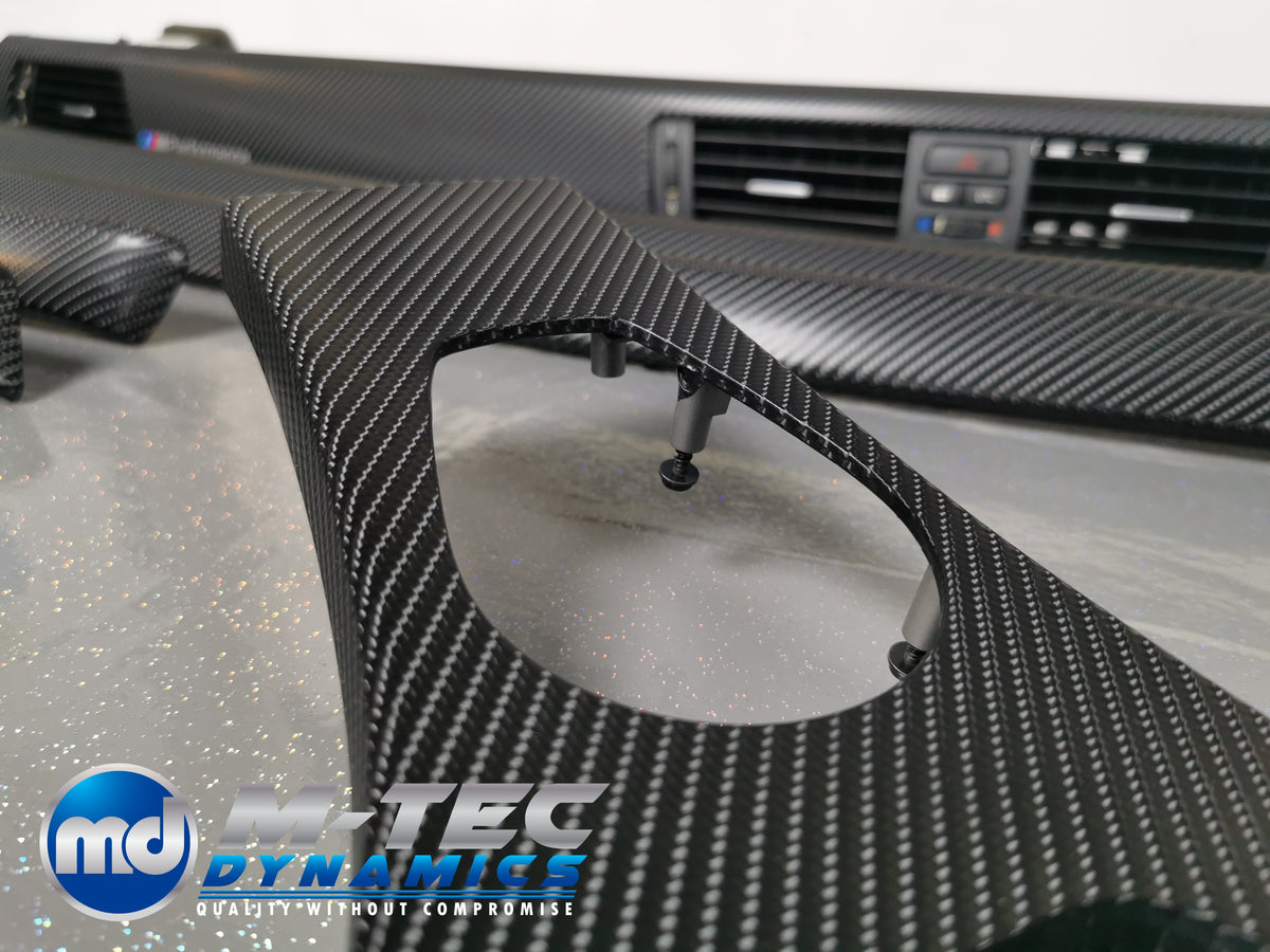 BMW E92 COUPE INTERIOR TRIM SET - BLACK 4D CARBON - CCC I-DRIVE