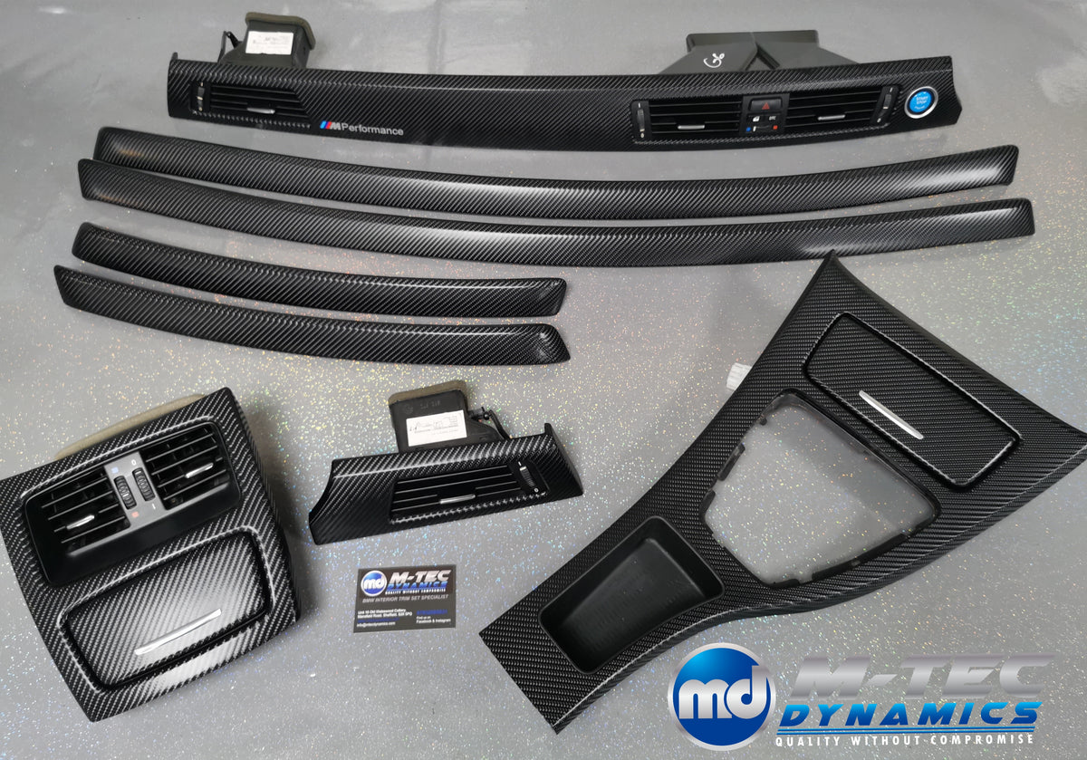 BMW E92 COUPE INTERIOR TRIM SET - BLACK 4D CARBON