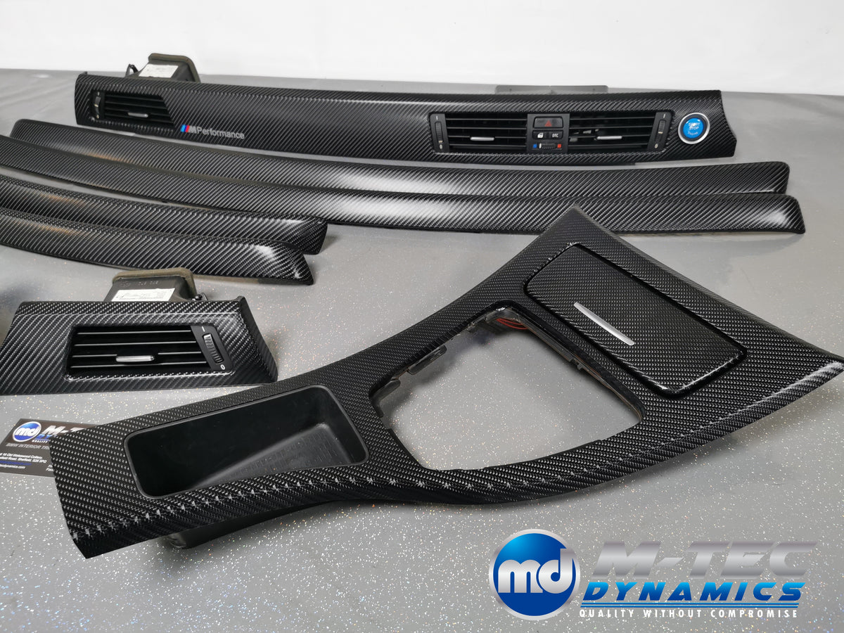 BMW E92 COUPE INTERIOR TRIM SET - BLACK 4D CARBON
