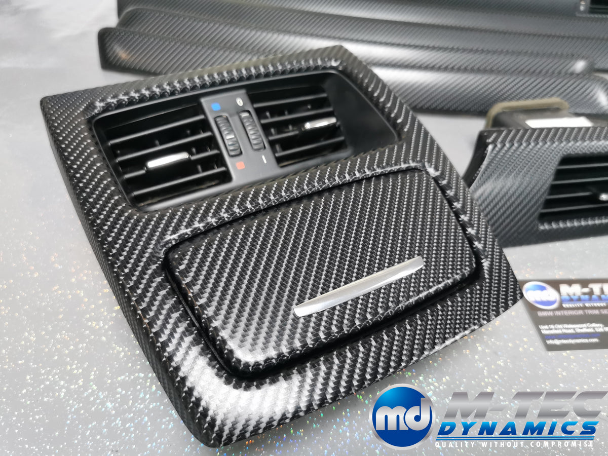 BMW E92 COUPE INTERIOR TRIM SET - BLACK 4D CARBON - CCC I-DRIVE