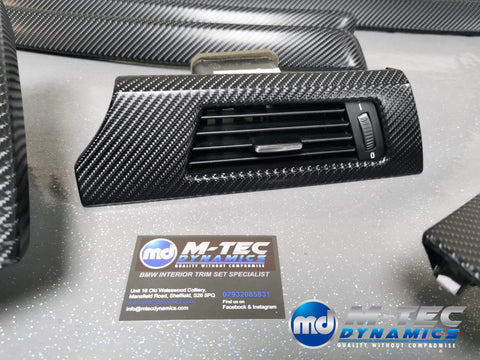 BMW E92 CIC BLACK 4D CARBON INTERIOR TRIM SET LCI I-DRIVE
