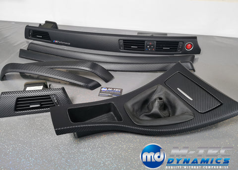 WRAPPING SERVICE - BMW E90 E91 SALOON TRIM SET - 3D/4D CARBON