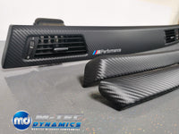 BMW E90 E91 INTERIOR TRIM SET - 3D BLACK CARBON