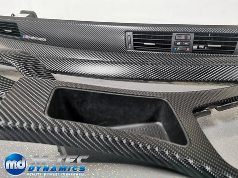 BMW E90 GLOSSY 4D BLACK CARBON INTERIOR TRIM SET