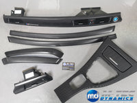 BMW E90 E91  INTERIOR TRIM SET - BLACK 4D CARBON - CIC LCI I-DRIVE