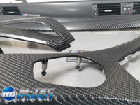 BMW E90 E91  INTERIOR TRIM SET - BLACK 4D CARBON - CCC I-DRIVE