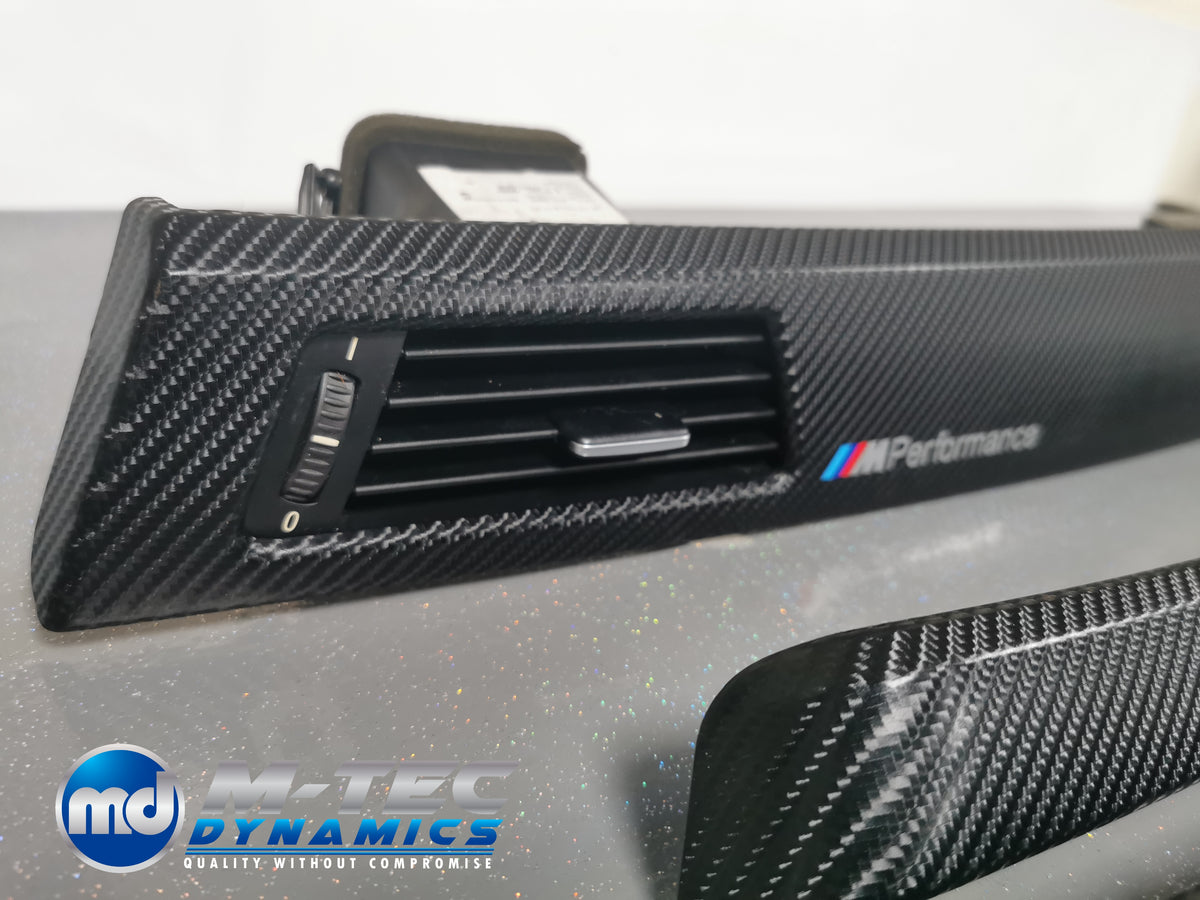 BMW E90 E91 INTERIOR TRIM SET - 4D BLACK CARBON