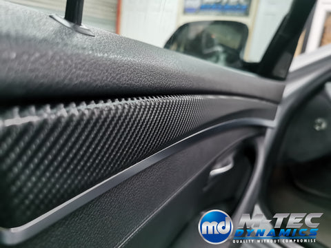 WRAPPING SERVICE - BMW F10 F11 INTERIOR TRIM SET - 4D CARBON