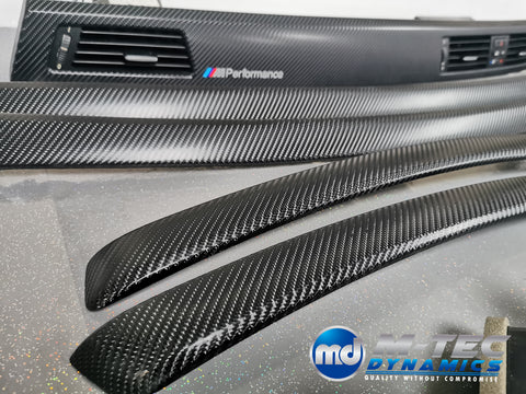 BMW E93 CONVERTIBLE 4D BLACK CARBON INTERIOR TRIM SET