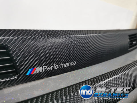 BMW E93 CONVERTIBLE 4D BLACK CARBON INTERIOR TRIM SET