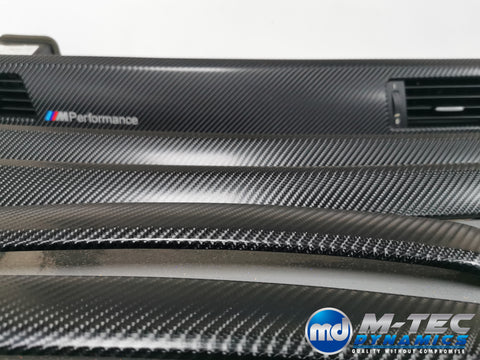 BMW E93 CONVERTIBLE 4D BLACK CARBON INTERIOR TRIM SET
