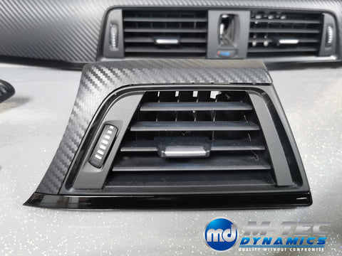 BMW F30 F31 F36 F82 INTERIOR TRIM SET - 3D CARBON / BLACK ACCENT