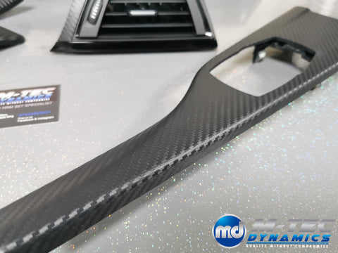 BMW F30 F31 F36 F82 INTERIOR TRIM SET - 3D CARBON / BLACK ACCENT