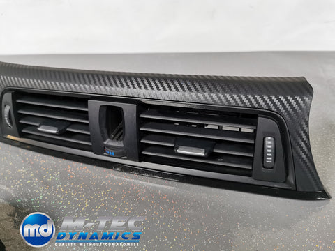 BMW F32 COUPE INTERIOR TRIM SET - 3D CARBON / BLACK ACCENT