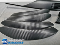 BMW F30 F31 F36 INTERIOR TRIM SET - 3D CARBON / BLACK ACCENT
