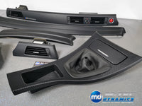 BMW E92 COUPE INTERIOR TRIM SET - BLACK 3D CARBON