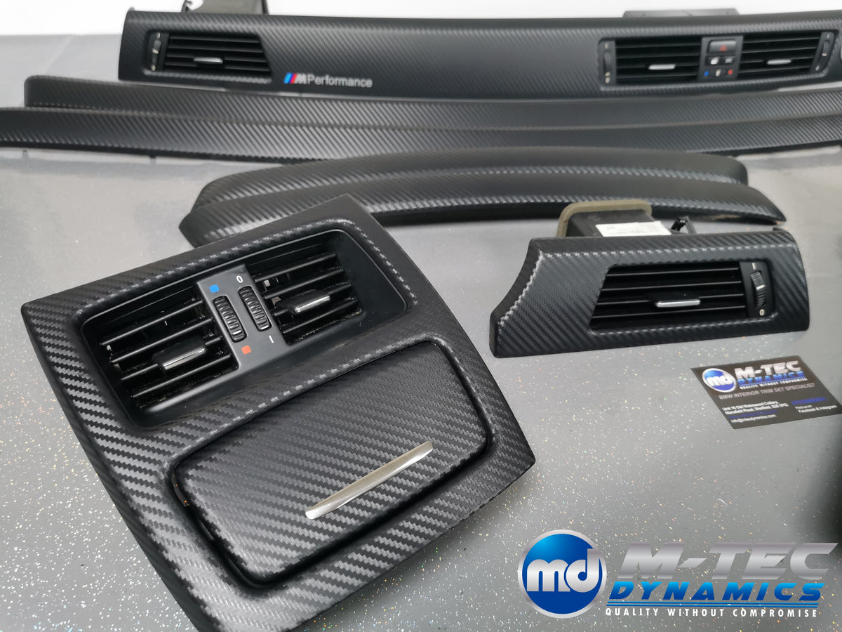 BMW E92 COUPE INTERIOR TRIM SET - BLACK 3D CARBON
