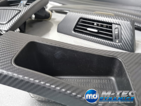 BMW E92 3D BLACK CARBON INTERIOR TRIM SET ASHTRAY