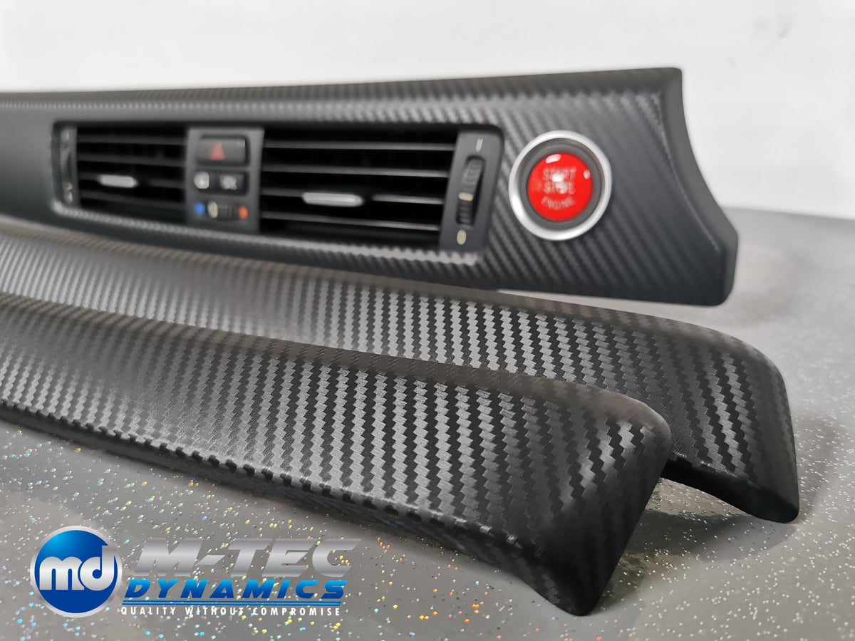 BMW E92 COUPE INTERIOR TRIM SET - BLACK 3D CARBON