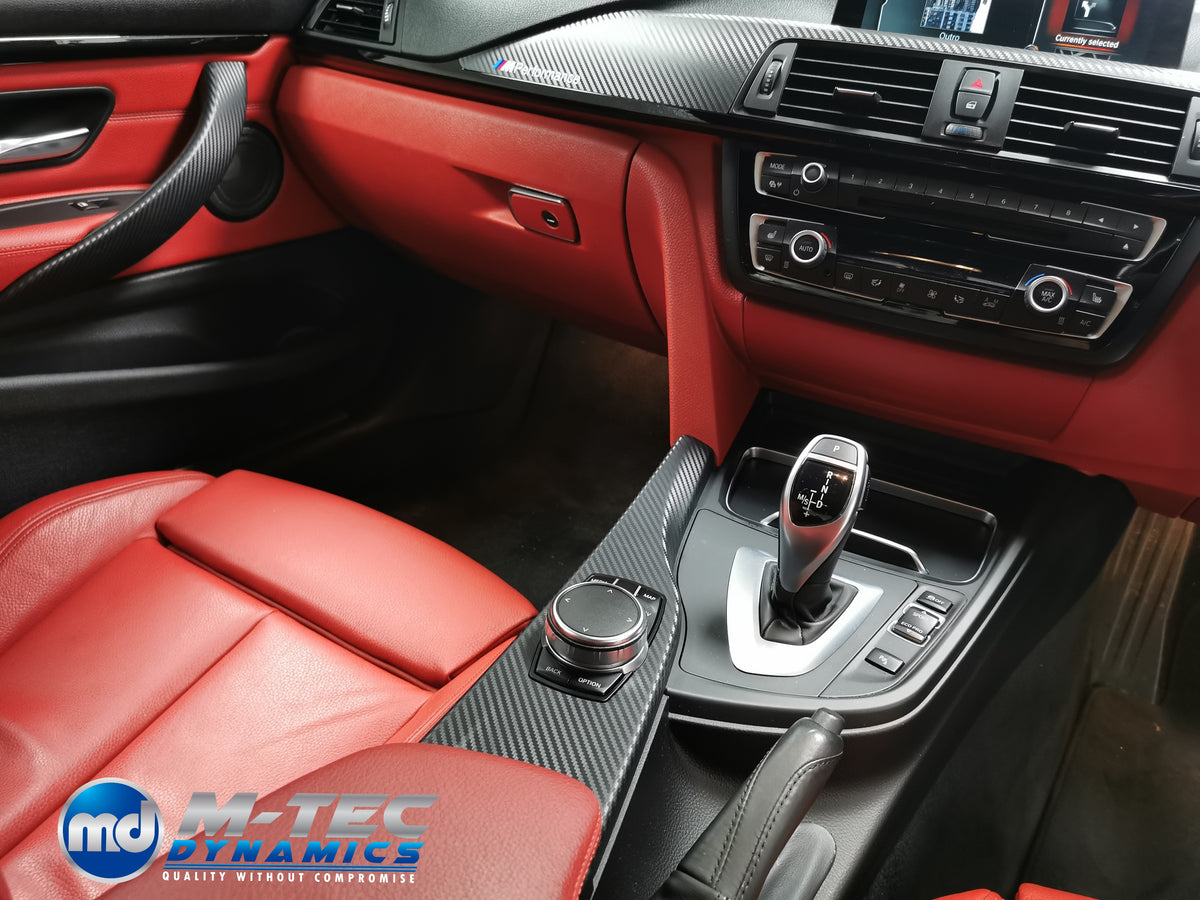 WRAPPING SERVICE - BMW F33 CONVERTIBLE INTERIOR TRIM SET - 3D CARBON