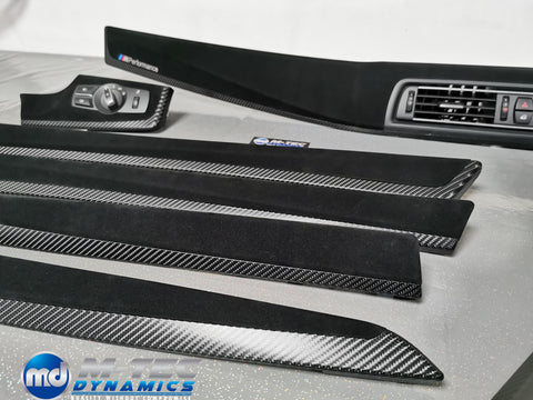 BMW F10 F11 AUTO PERFORMANCE STYLE 4D BLACK CARBON INTERIOR TRIM SET
