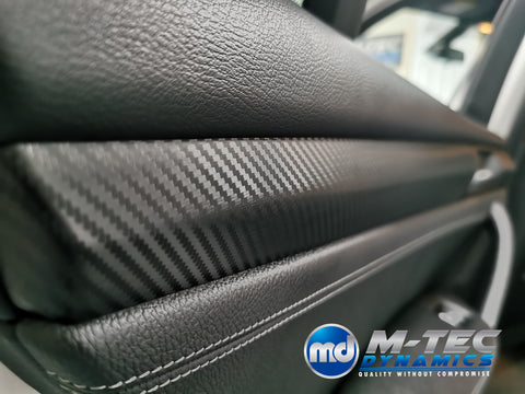 BMW X3 F25 / X4 F26 INTERIOR TRIM SET WRAPPING SERVICE - 3D CARBON