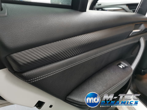 BMW X3 F25 / X4 F26 INTERIOR TRIM SET WRAPPING SERVICE - 3D CARBON