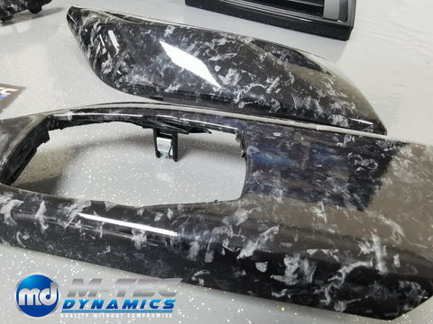 BMW F2X INTERIOR TRIM SET - GLOSS FORGED CARBON / GLOSS BLACK ACCENT (MTD-FC) F20 F21 F22