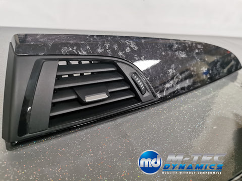 BMW F2X INTERIOR TRIM SET - GLOSS FORGED CARBON / GLOSS BLACK ACCENT (MTD-FC) F20 F21 F22