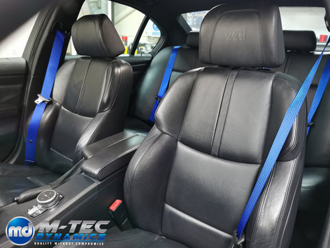 BMW 1-SERIES F20 5DR HATCH BLUE FRONT SEAT BELT SET