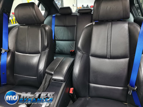 BMW 4-SERIES F32 / F82 M4 COUPE BLUE FRONT SEAT BELT SET