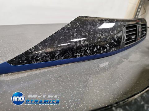 BMW F3X INTERIOR TRIM SET 3M FORGED CARBON / BLUE ACCENT (CUSTOM) F30 F31 F32 F33 F36