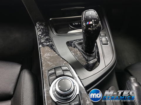 BMW F3X INTERIOR TRIM SET 3M FORGED CARBON / BLUE ACCENT (CUSTOM) F30 F31 F32 F33 F36