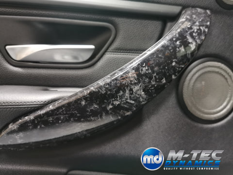 BMW F3X INTERIOR TRIM SET 3M FORGED CARBON / BLUE ACCENT (CUSTOM) F30 F31 F32 F33 F36