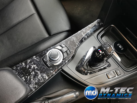BMW F3X INTERIOR TRIM SET 3M FORGED CARBON / BLUE ACCENT (CUSTOM) F30 F31 F32 F33 F36